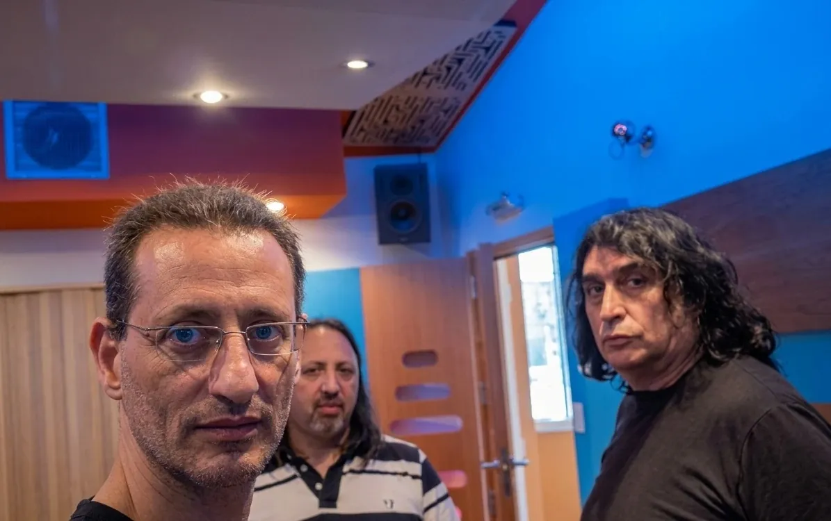 Néstor Randazzo with Luis Salinas and Dany Vilá